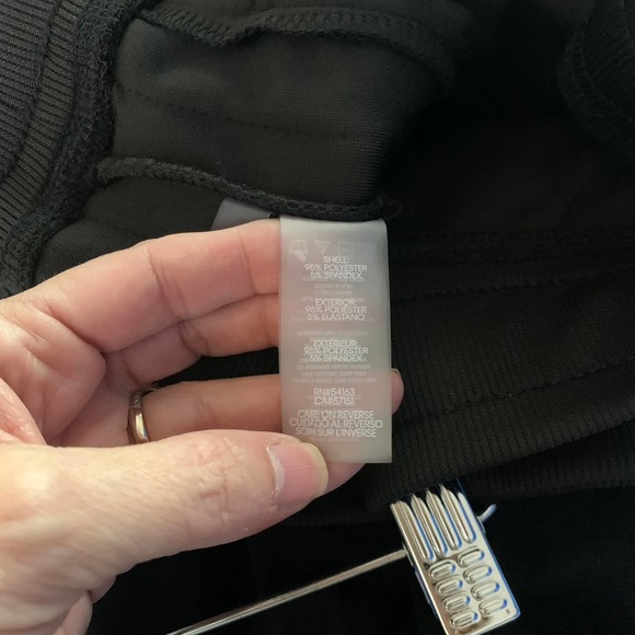 KARL LAGERFELD Black Velour Side Logo Jogger‎ Track Pants - NWT - Picture 14 of 16